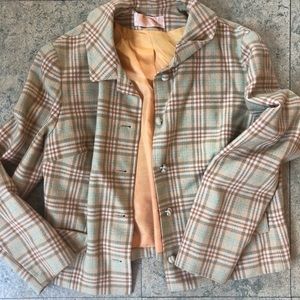 Vintage Pendleton Yellow Plaid Jacket